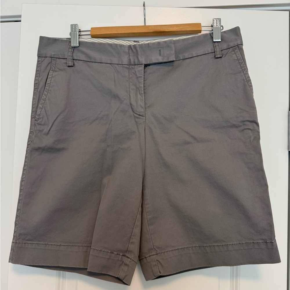 J. Crew Factory Women's Gray Bermuda Shorts